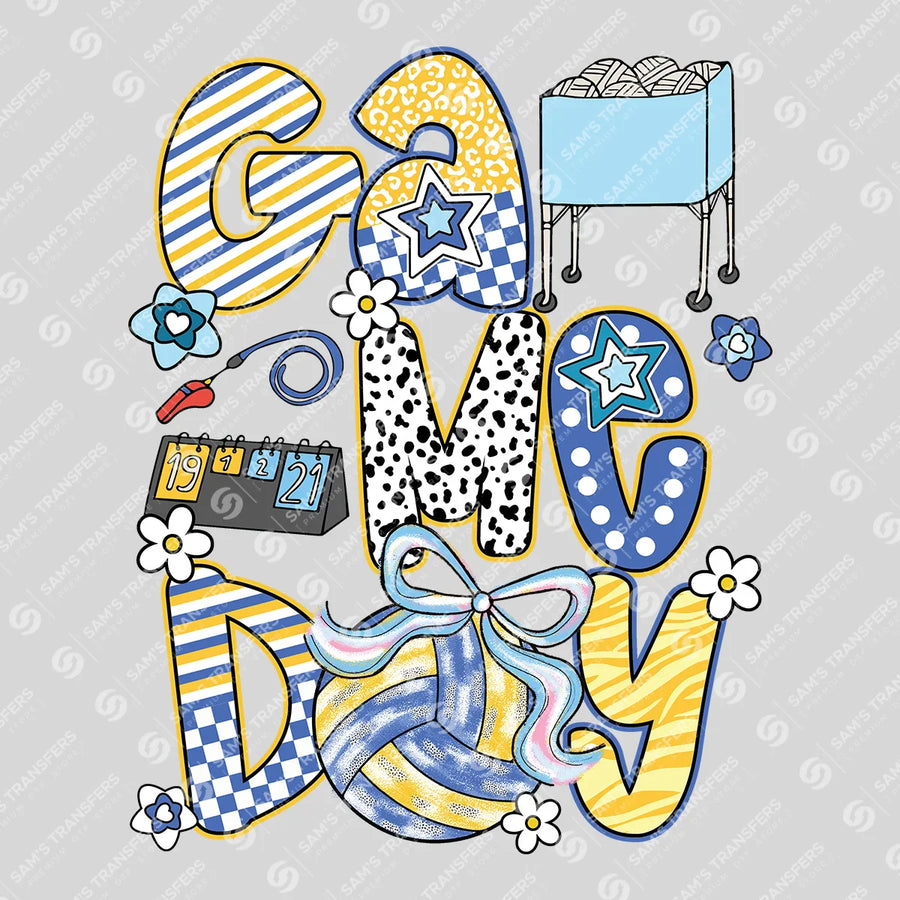 Game Day Soccer Doodle Ready-to-Press DTF Transfer | SAT06241