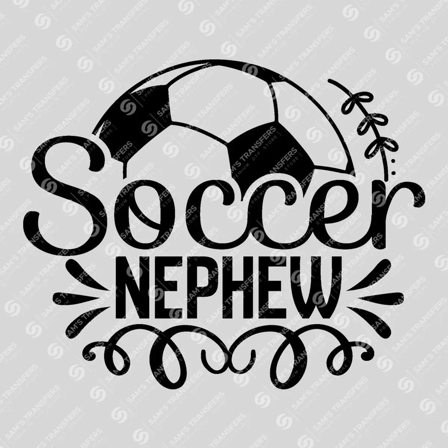 Soccer Nephew Ready-to-Press DTF Transfer | SAT06314