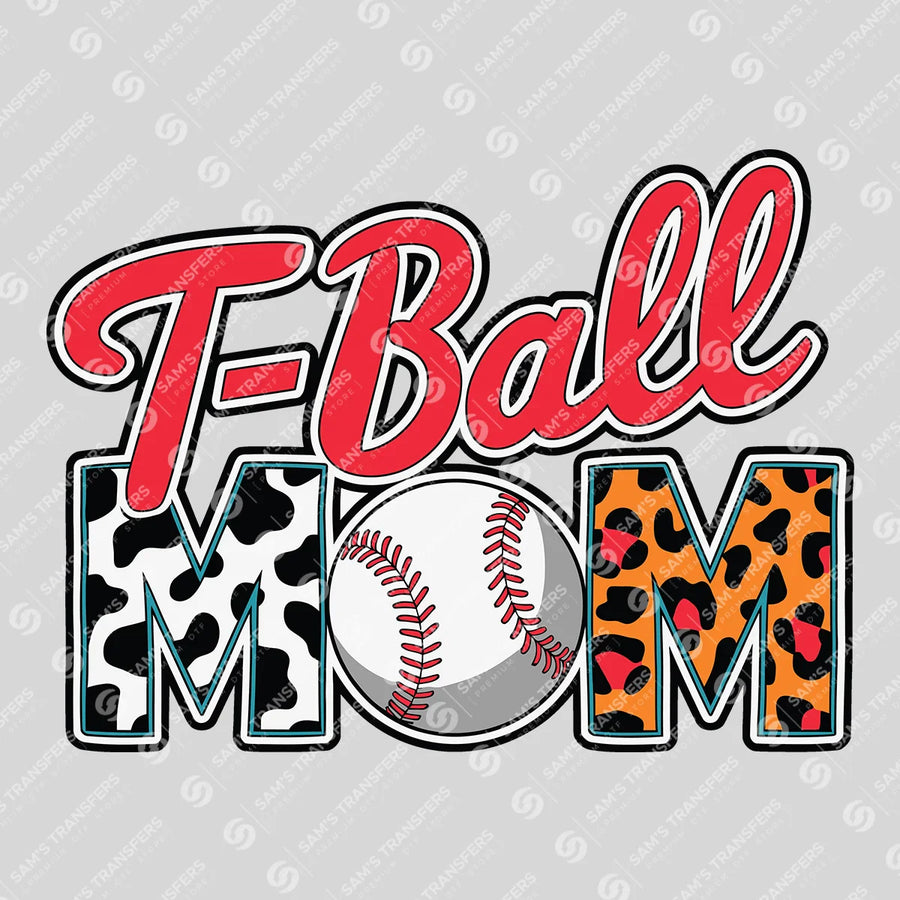 T-Ball Mom Ready-to-Press DTF Transfer | SAT06401