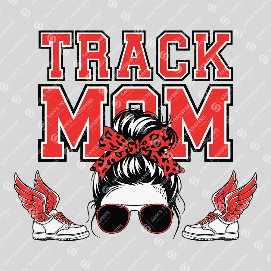 Track Mom Ready-to-Press DTF Transfer | SAT06409