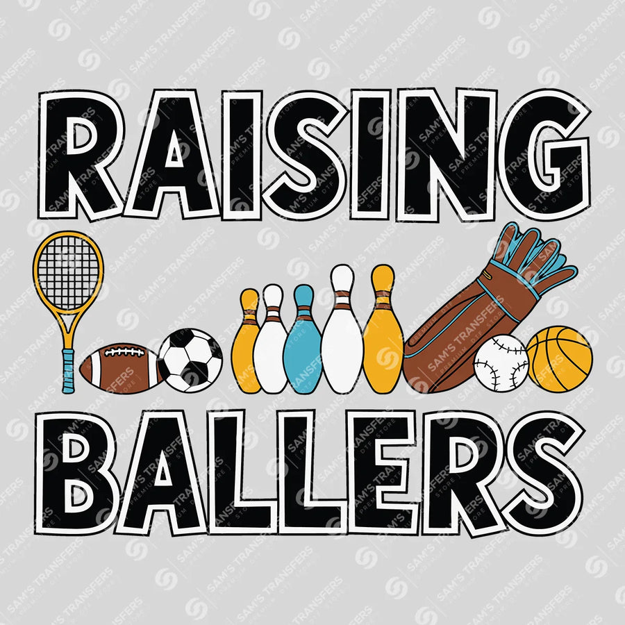 Raising Ballers Sports Ready-to-Press DTF Transfer | SAT06417