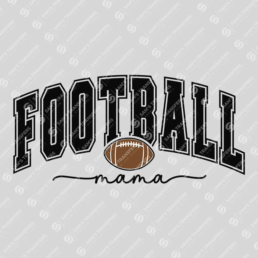 Football Mama Varsity Ready-to-Press DTF Transfer | SAT06465
