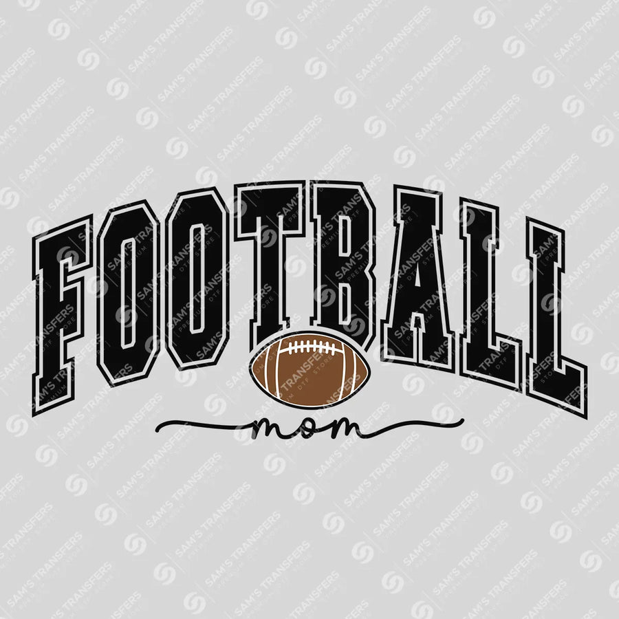 Football Mom Varsity Ready-to-Press DTF Transfer | SAT06467