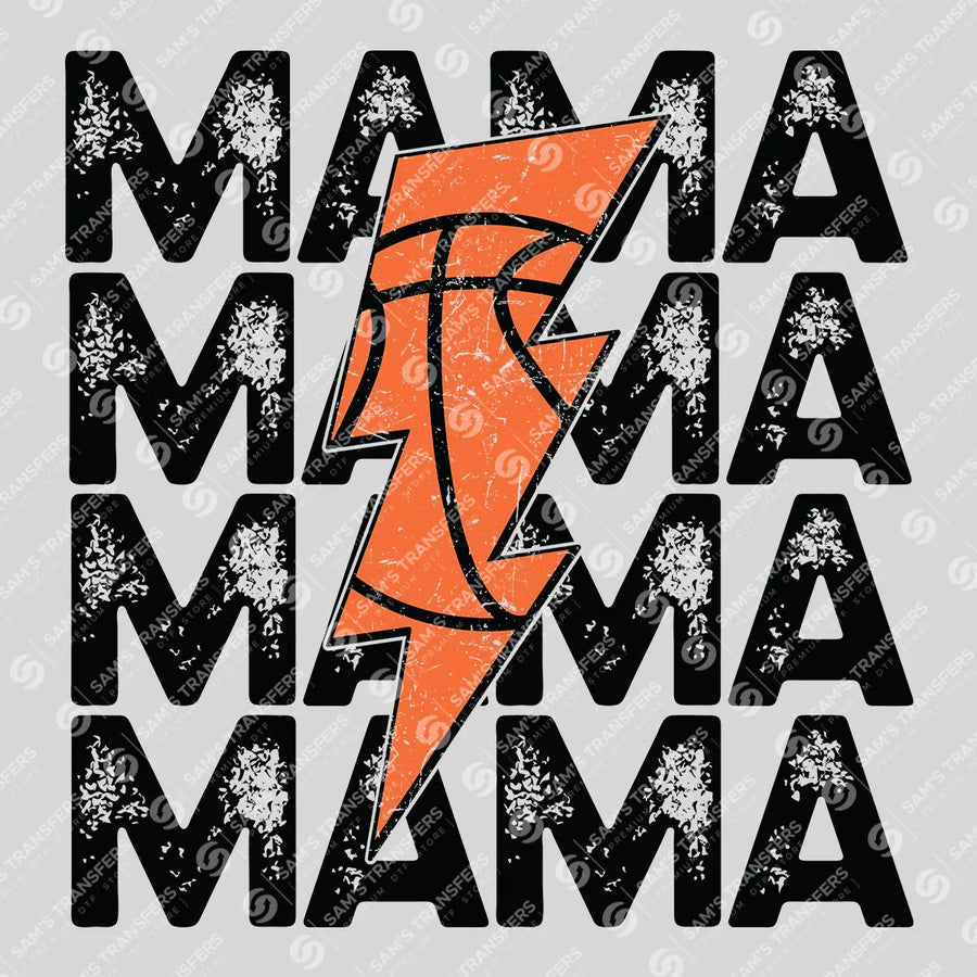Basketball Mama Bolt Ready-to-Press DTF Transfer | SAT06475