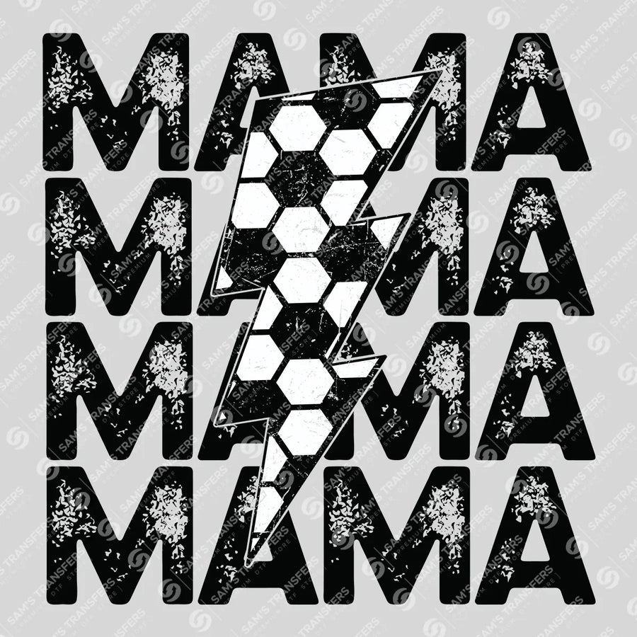 Soccer Mama Bolt Ready-to-Press DTF Transfer | SAT06477