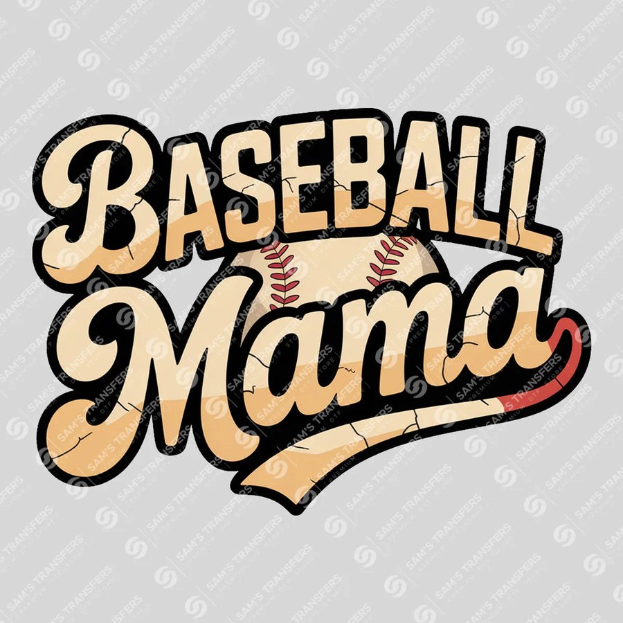 Baseball Mama Ready-to-Press DTF Transfer | SAT06482