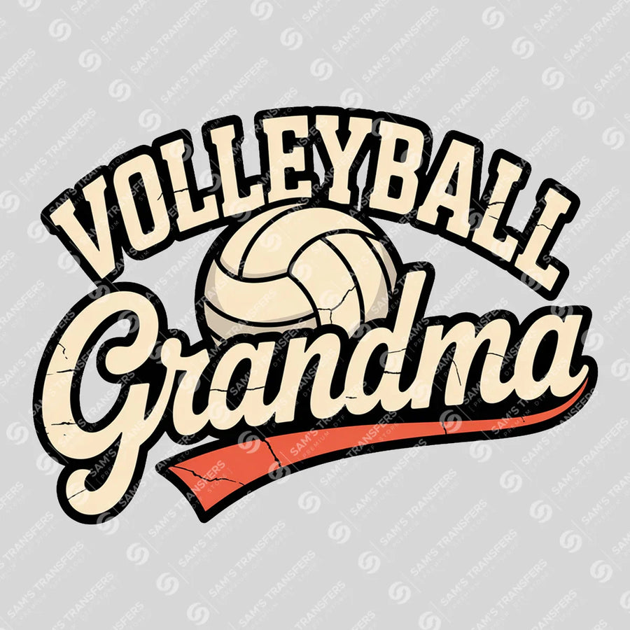Volleyball Grandma Ready-to-Press DTF Transfer | SAT06498