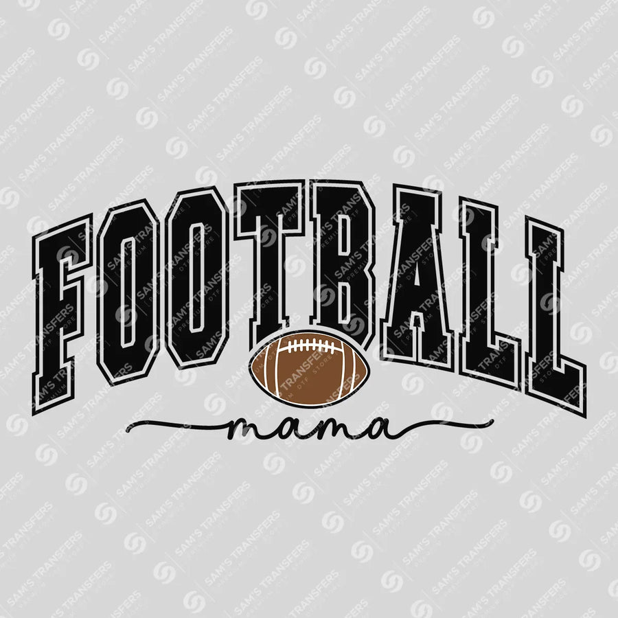 Football Mama Varsity Ready-to-Press DTF Transfer | SAT06503