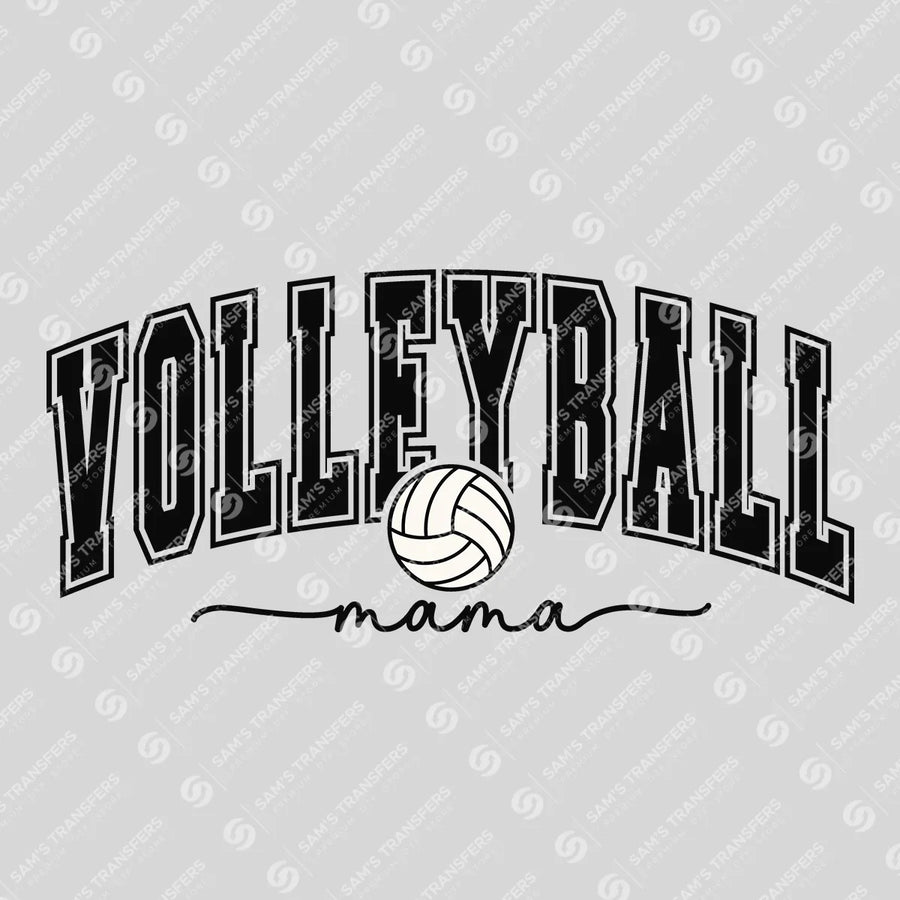 Volleyball Mama Varsity Ready-to-Press DTF Transfer | SAT06506