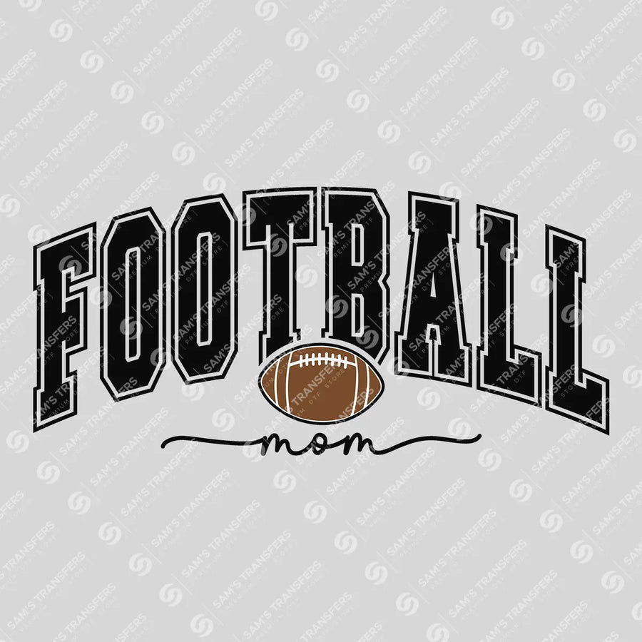 Football Mom Varsity Ready-to-Press DTF Transfer | SAT06509