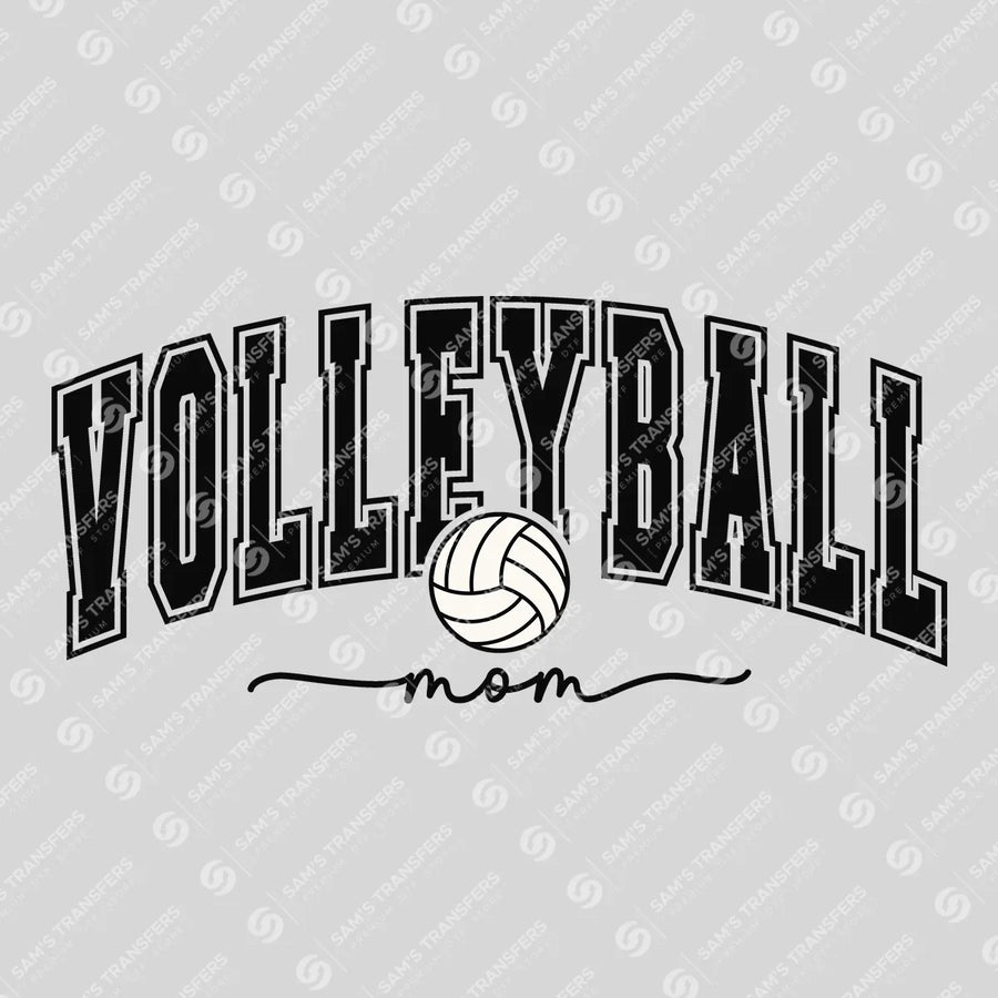 Volleyball Mom Varsity Ready-to-Press DTF Transfer | SAT06512