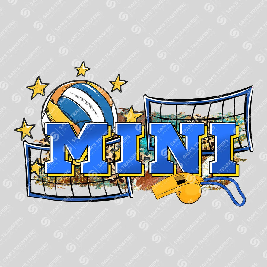 Volleyball Mini Ready-to-Press DTF Transfer | SAT06545