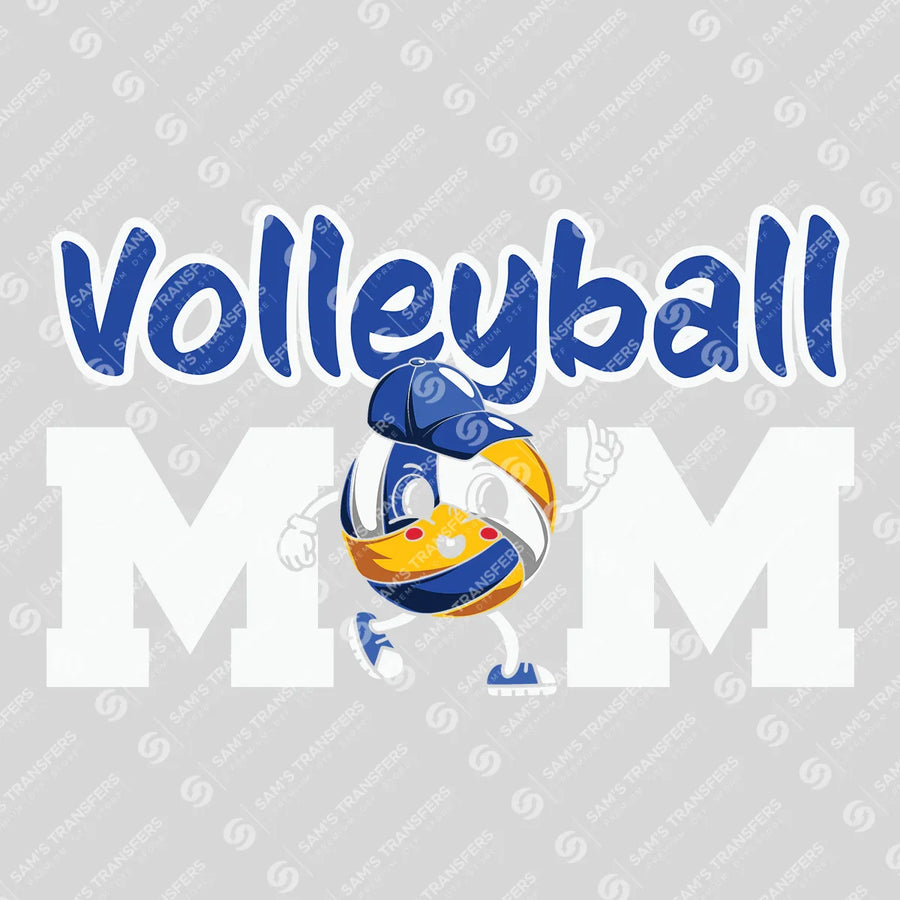Volleyball Mom Character Ready-to-Press DTF Transfer | SAT06561