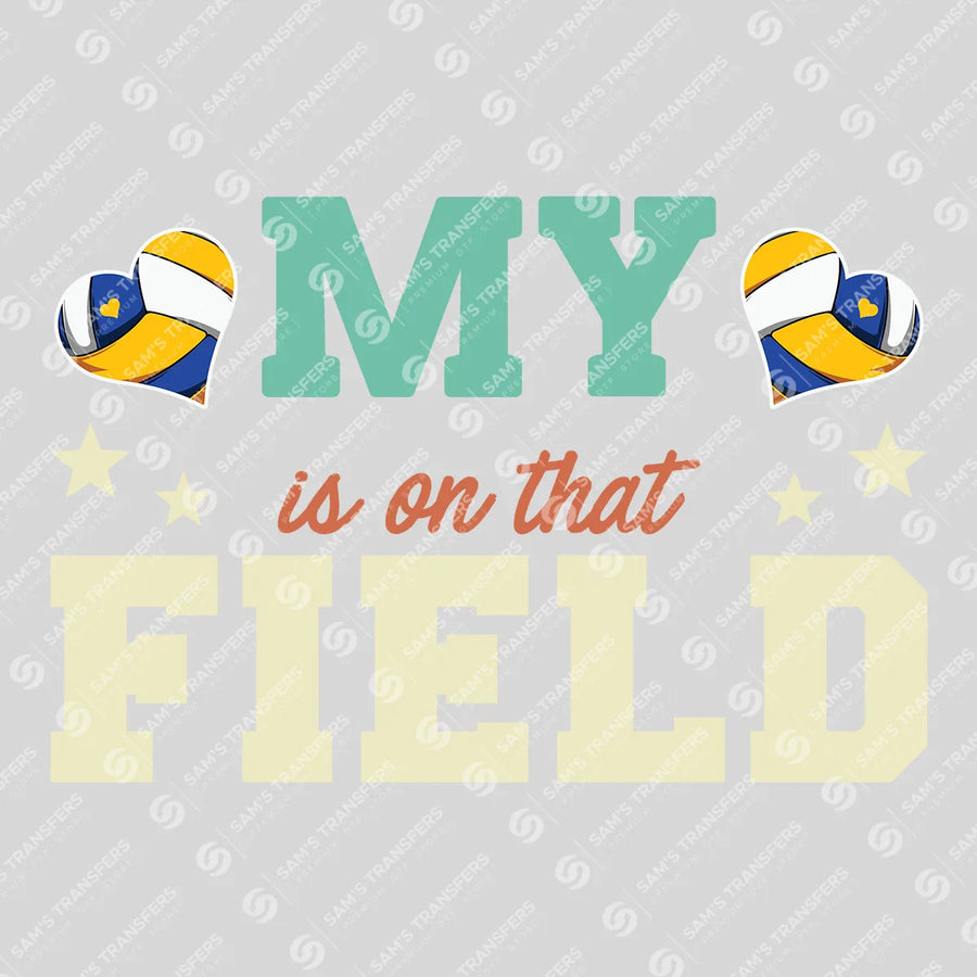 My Heart Is On That Field Ready-to-Press DTF Transfer | SAT06563