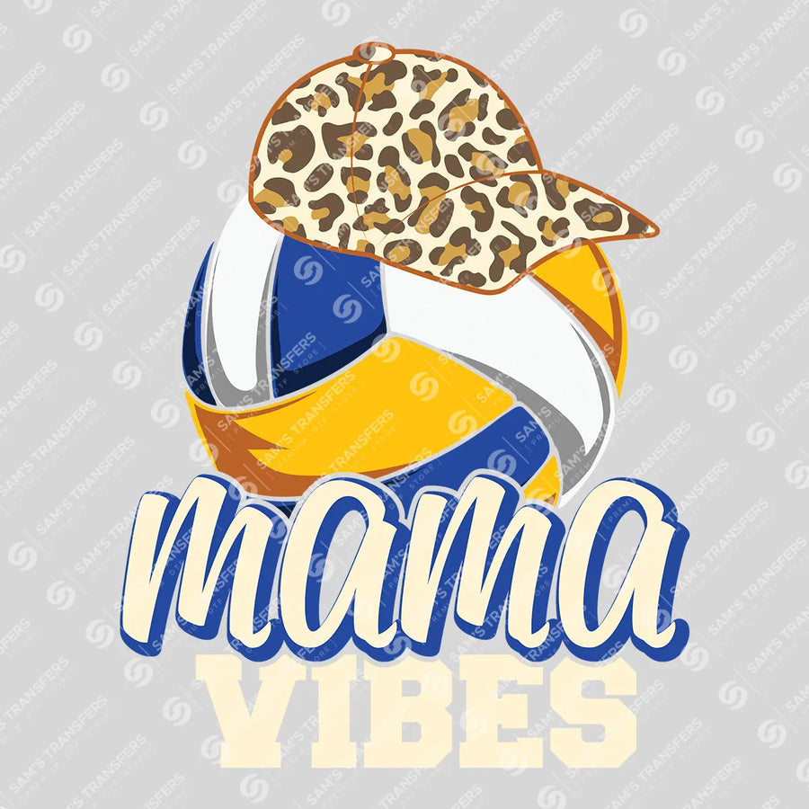 Volleyball Mama Vibes Ready-to-Press DTF Transfer | SAT06570