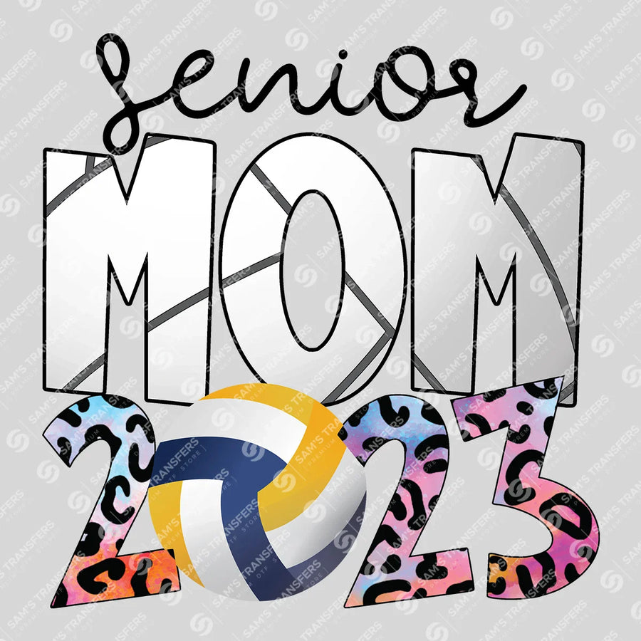 Senior Volleyball Mom 2023 Ready-to-Press DTF Transfer | SAT06583