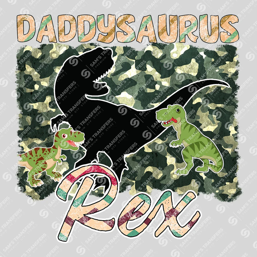 Daddysaurus Rex Ready-to-Press DTF Transfer | SAT06609