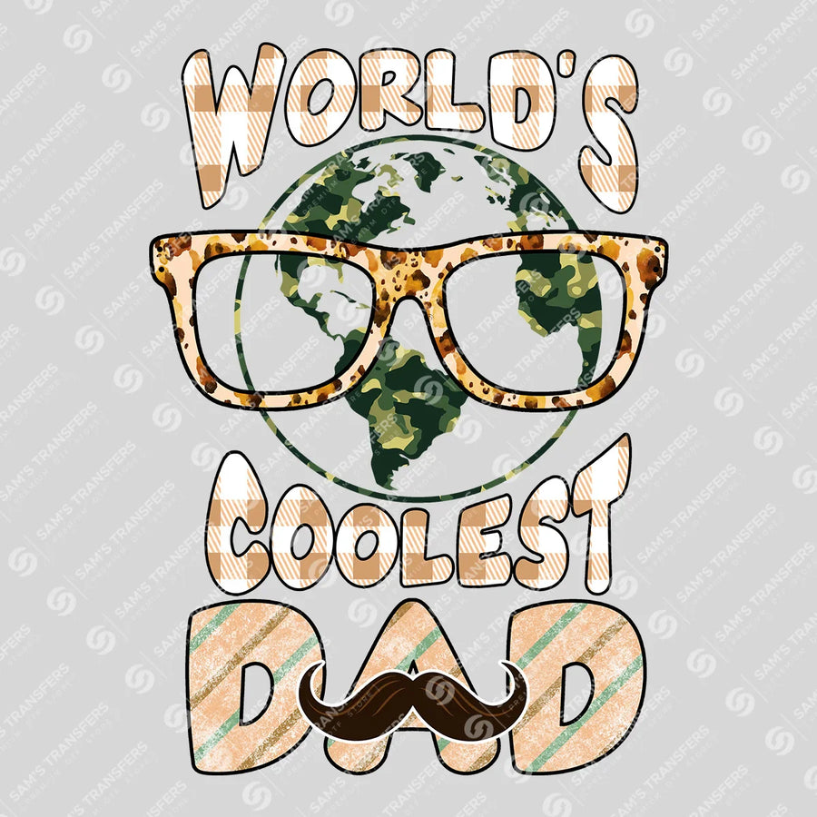World's Coolest Dad Ready-to-Press DTF Transfer | SAT06610