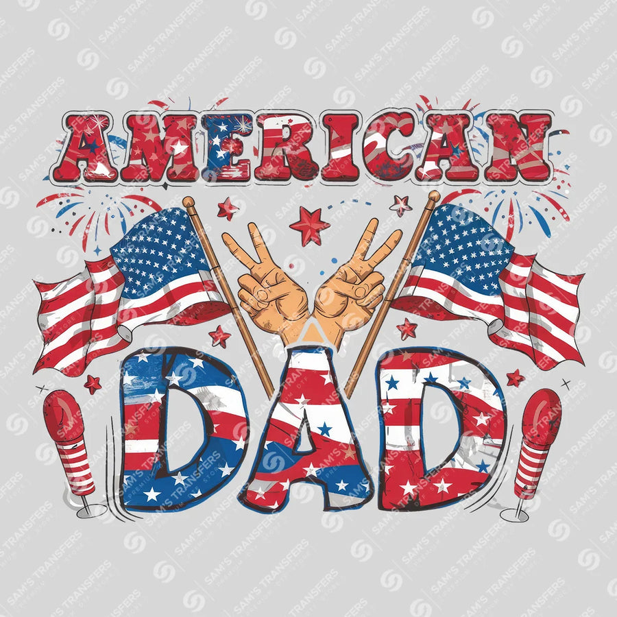 American Dad Ready-to-Press DTF Transfer | SAT06627
