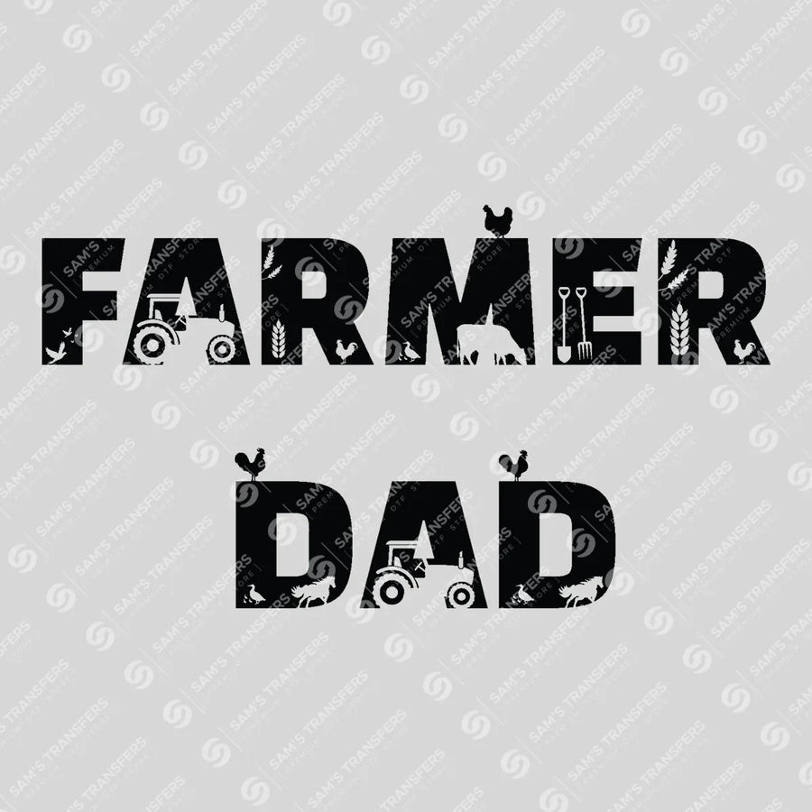 Farmer Dad Ready-to-Press DTF Transfer | SAT06696