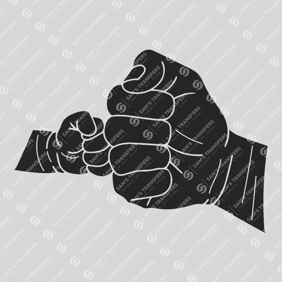 Dad Fist Bump Ready-to-Press DTF Transfer | SAT06698