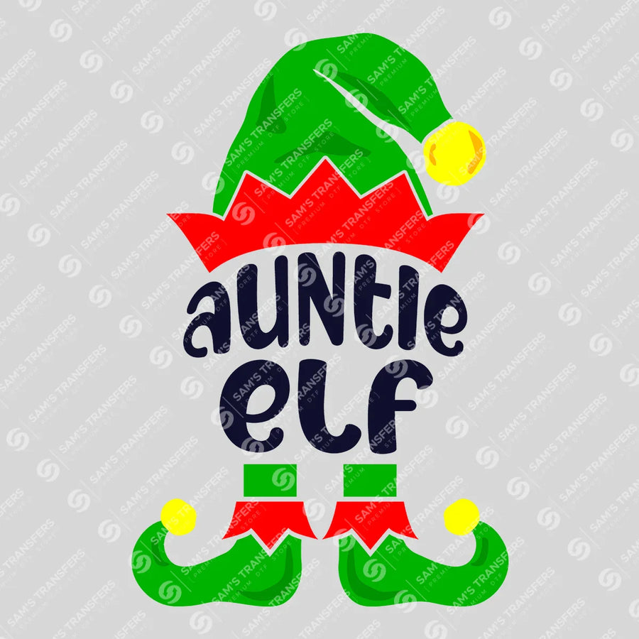 Auntie Elf Ready-to-Press DTF Transfer | SAT06789