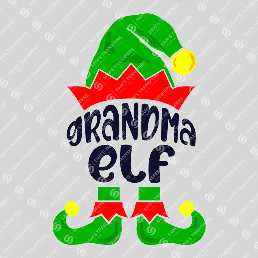 Grandma Elf Ready-to-Press DTF Transfer | SAT06827