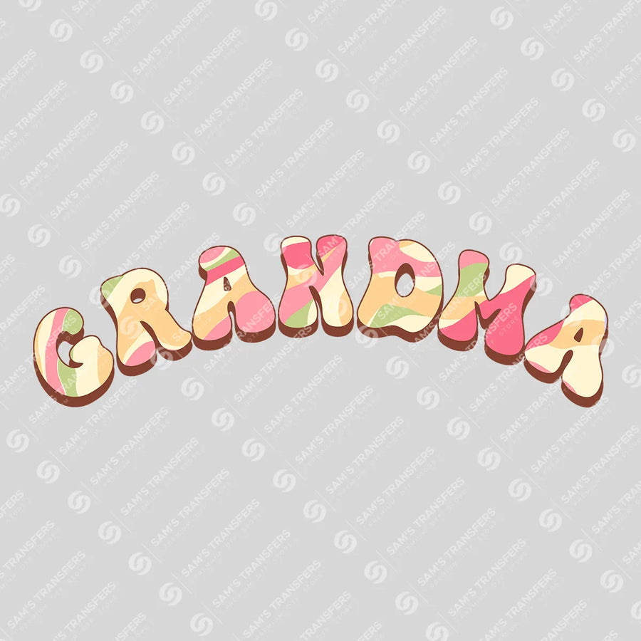Grandma Retro Pastel Ready-to-Press DTF Transfer | SAT06830