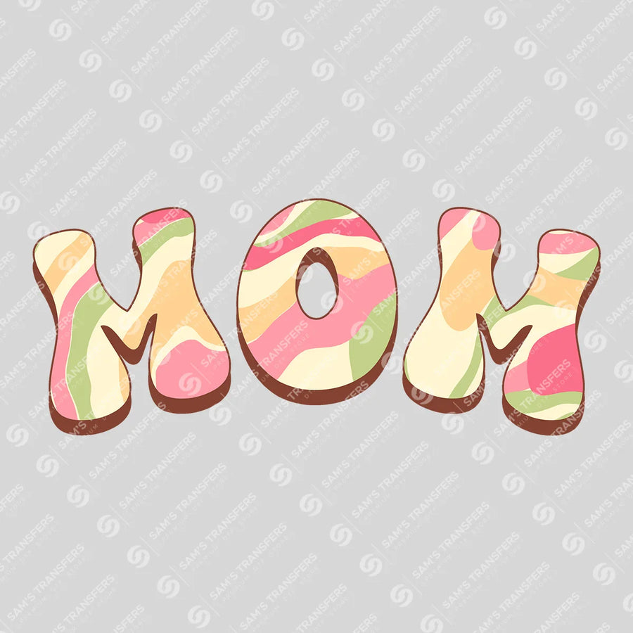 Mom Retro Pastel Ready-to-Press DTF Transfer | SAT06864