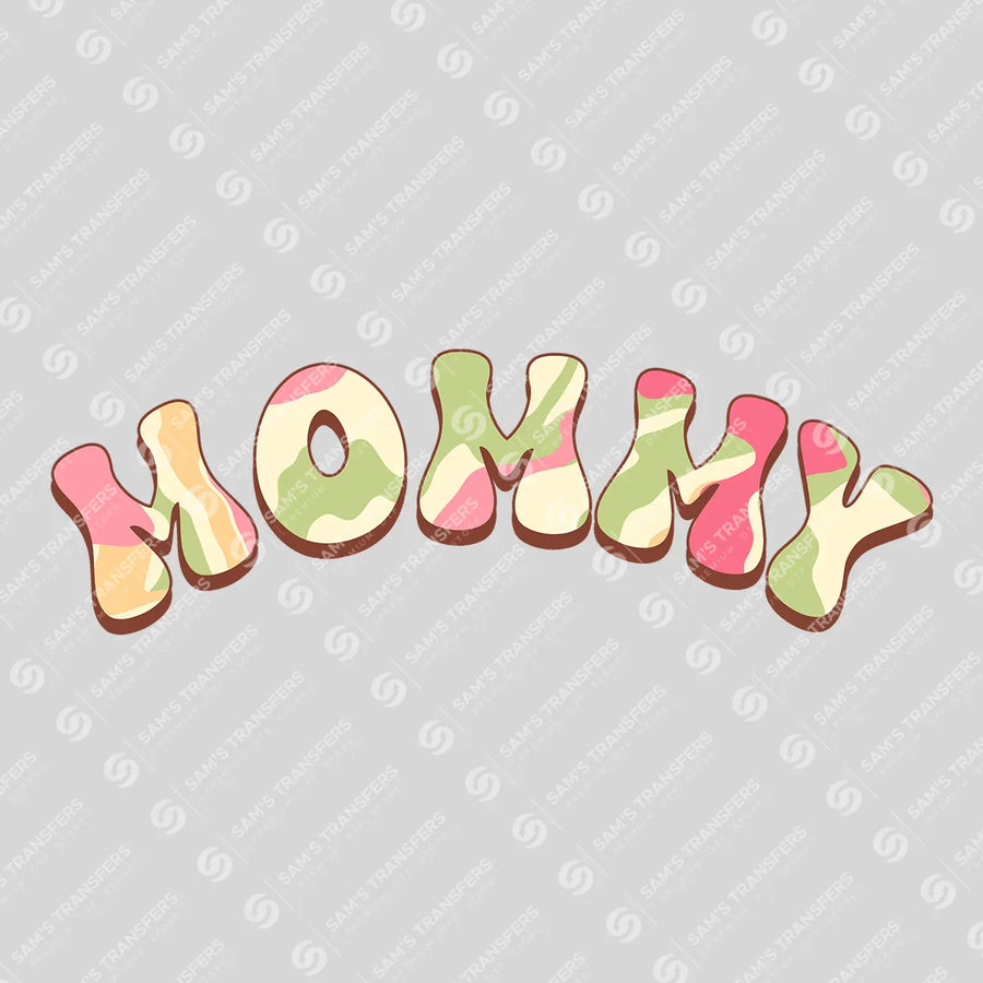 Mommy Retro Pastel Ready-to-Press DTF Transfer | SAT06868