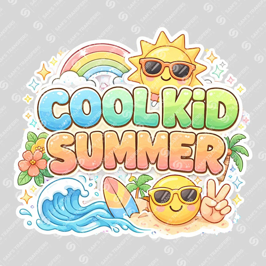 Cool Kid Summer Ready-to-Press DTF Transfer | SAT06969