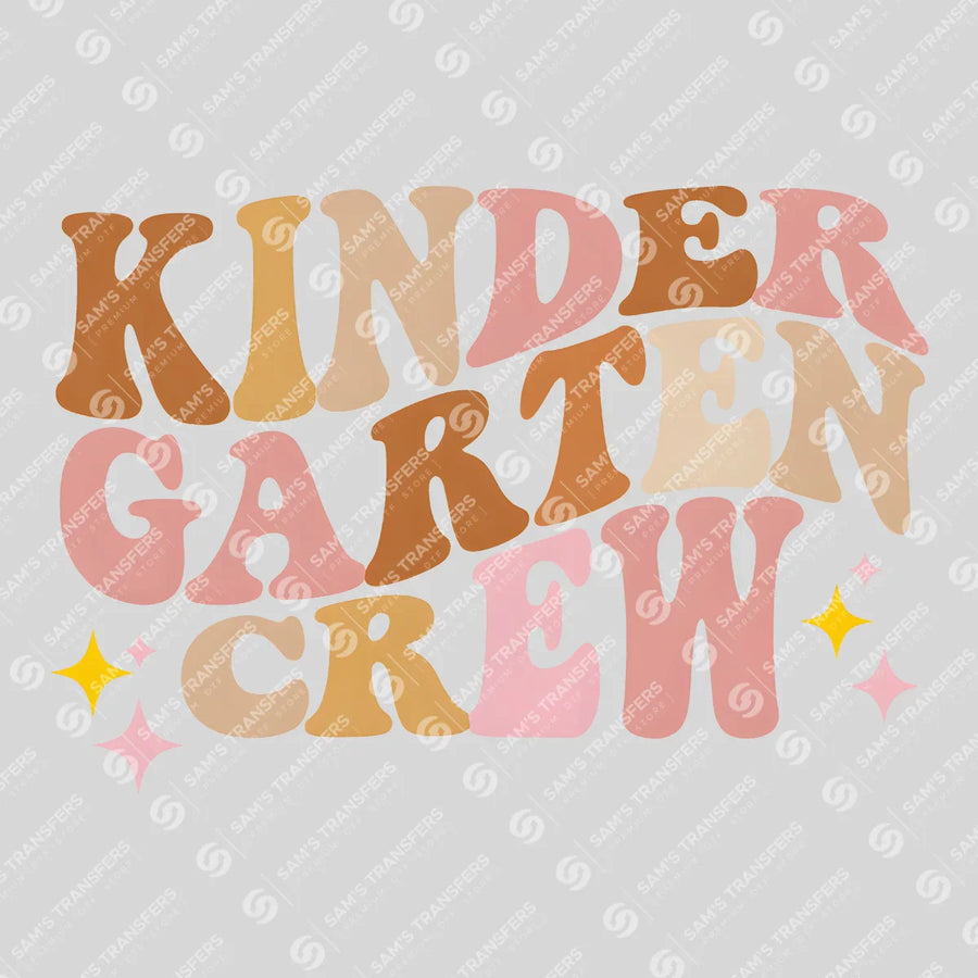 Kindergarten Crew Ready-to-Press DTF Transfer | SAT06982