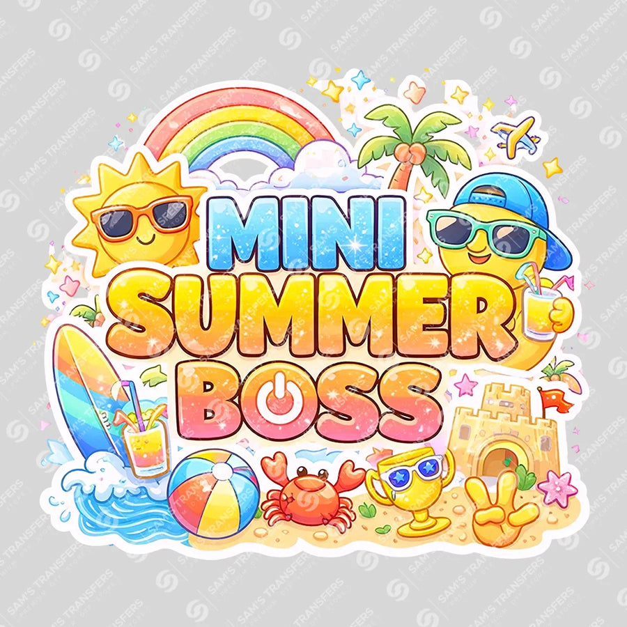 Mini Summer Boss Ready-to-Press DTF Transfer | SAT06991