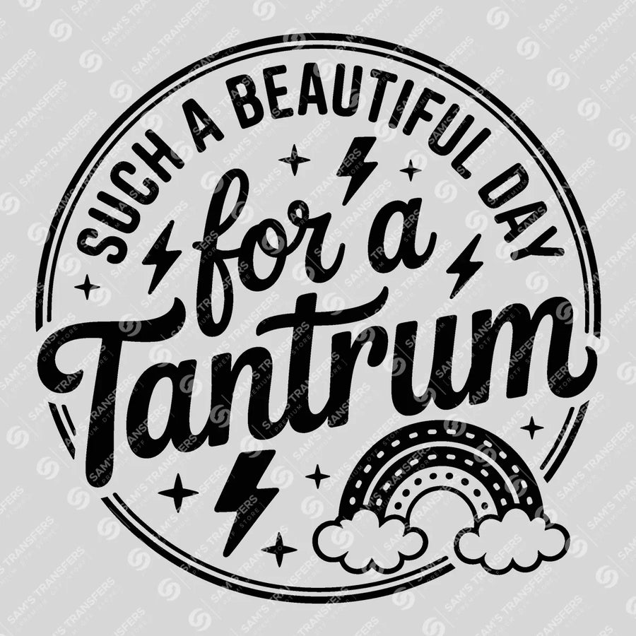 Such A Beautiful Day For A Tantrum Ready-to-Press DTF Transfer | SAT07025