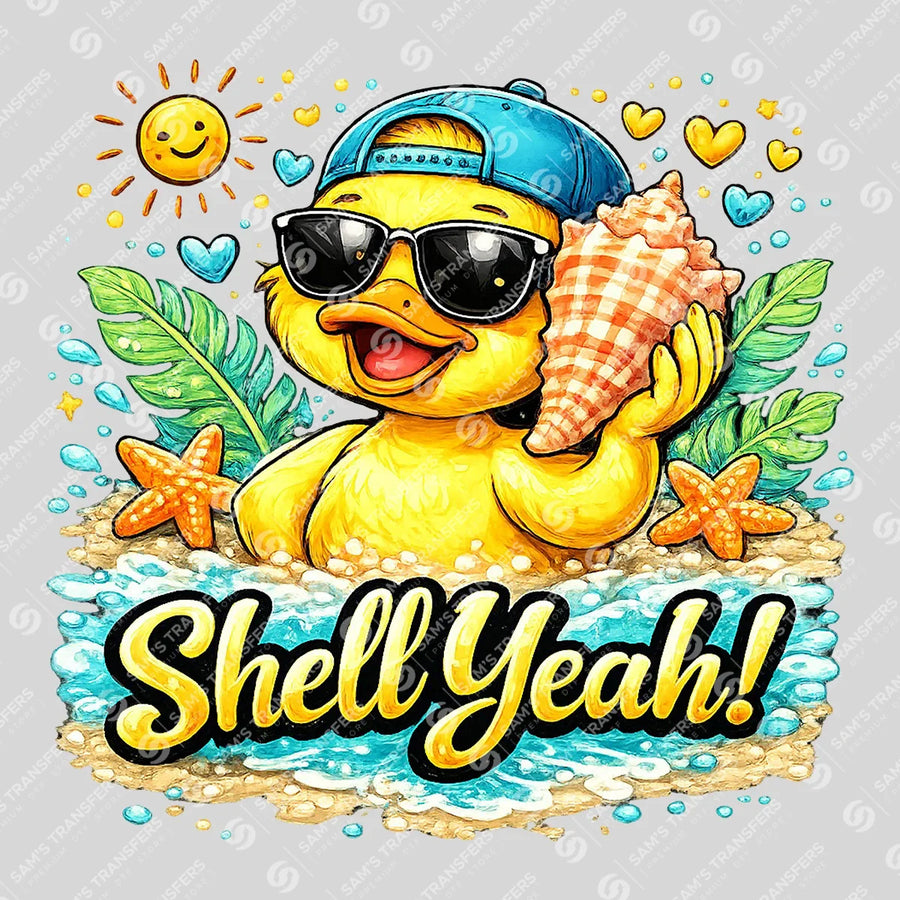 Shell Yeah Ready-to-Press DTF Transfer | SAT07036