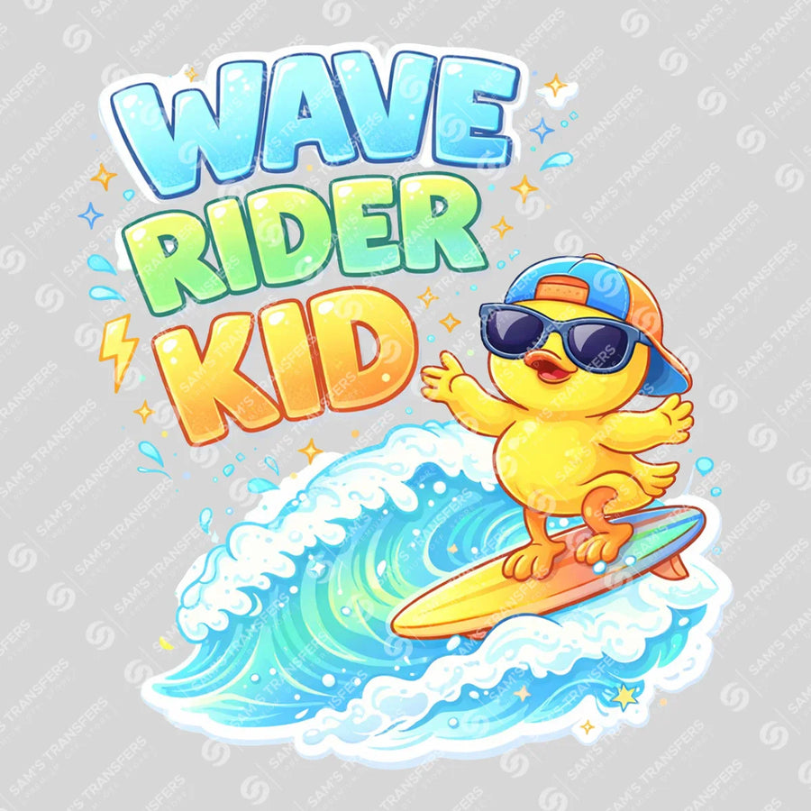 Wave Rider Kid Ready-to-Press DTF Transfer | SAT07047
