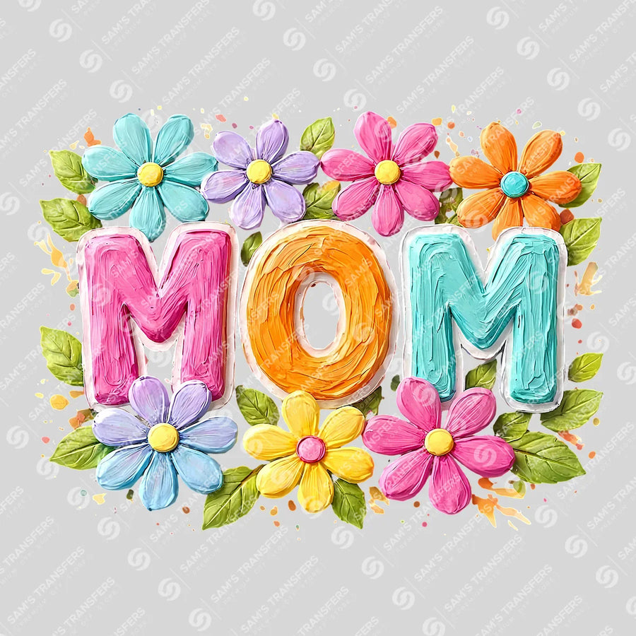 Mom Floral Ready-to-Press DTF Transfer | SAT07054