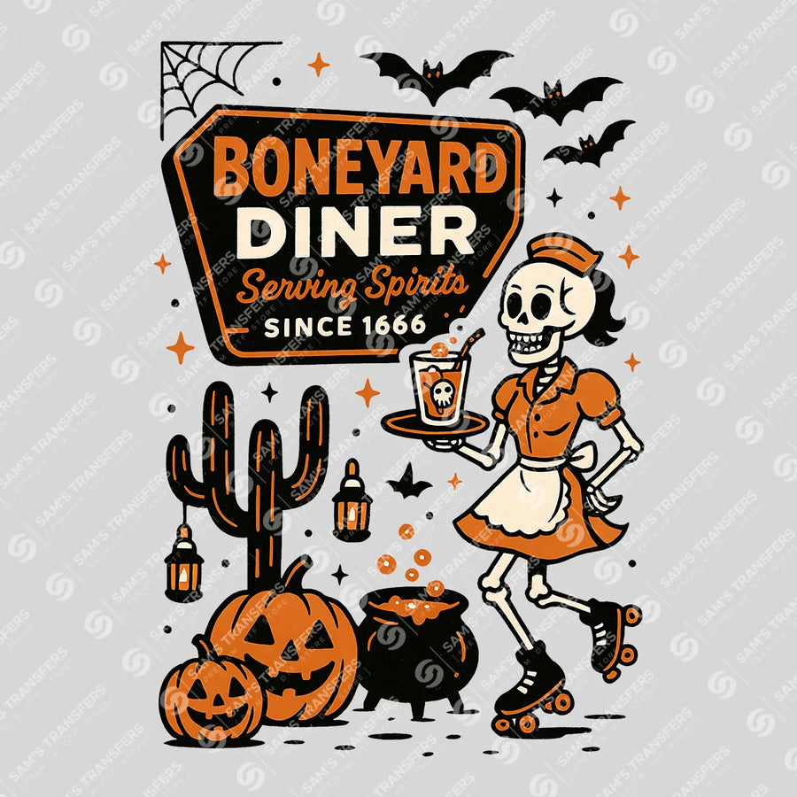 Boneyard Diner Ready-to-Press DTF Transfer | SAT07100