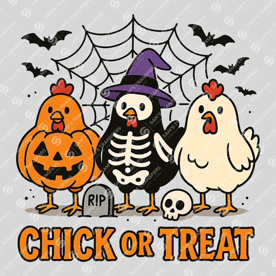 Chick Or Treat Ready-to-Press DTF Transfer | SAT07101