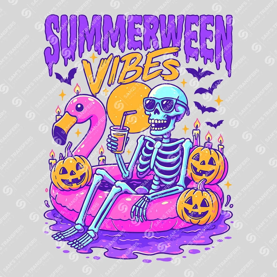 Summerween Vibes Ready-to-Press DTF Transfer | SAT07104