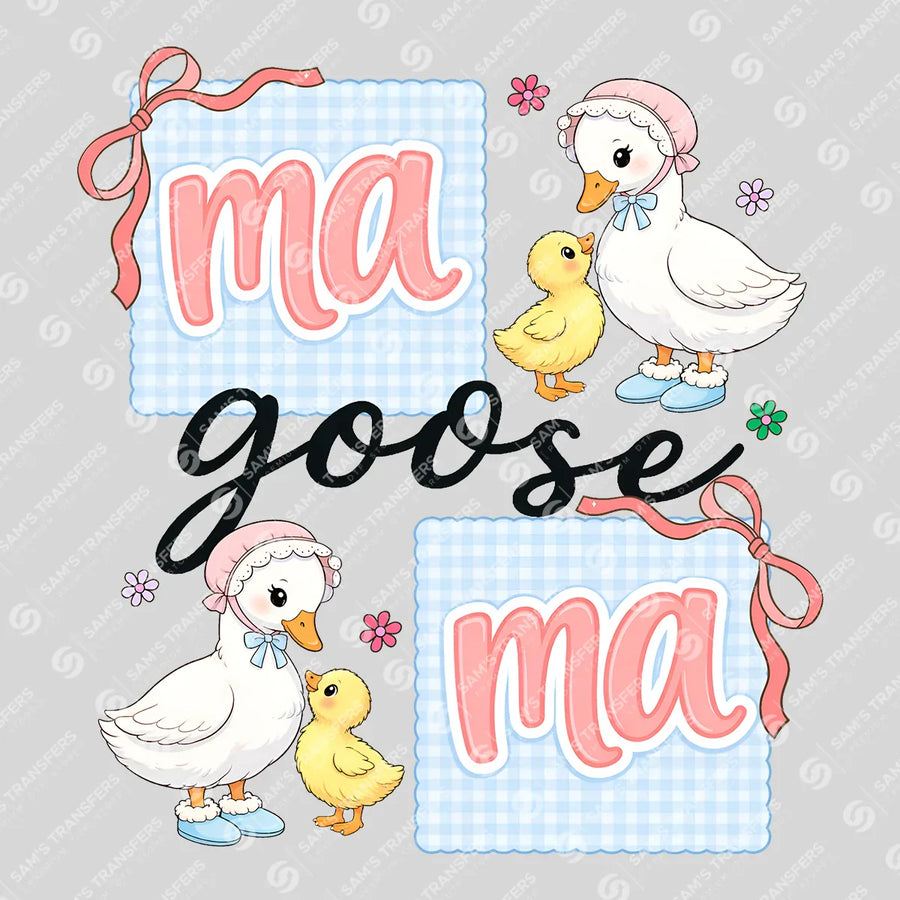 Mama Goose Blocks Ready-to-Press DTF Transfer | SAT07123