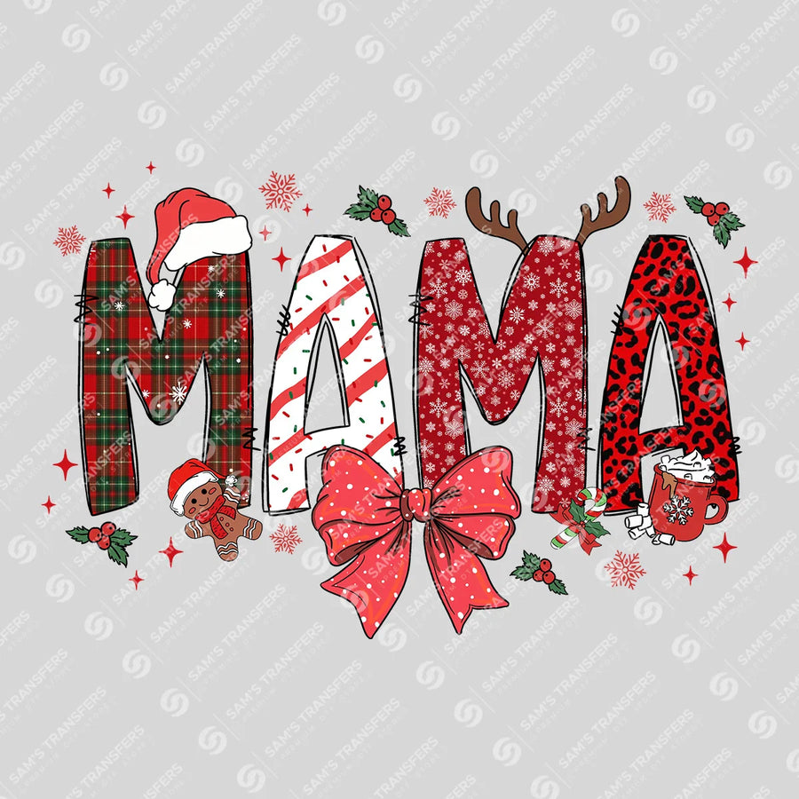 Christmas Mama Ready-to-Press DTF Transfer | SAT07126