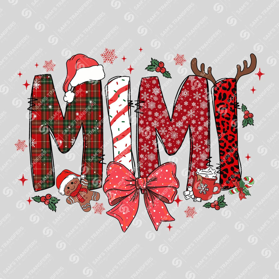 Christmas Mimi Ready-to-Press DTF Transfer | SAT07127