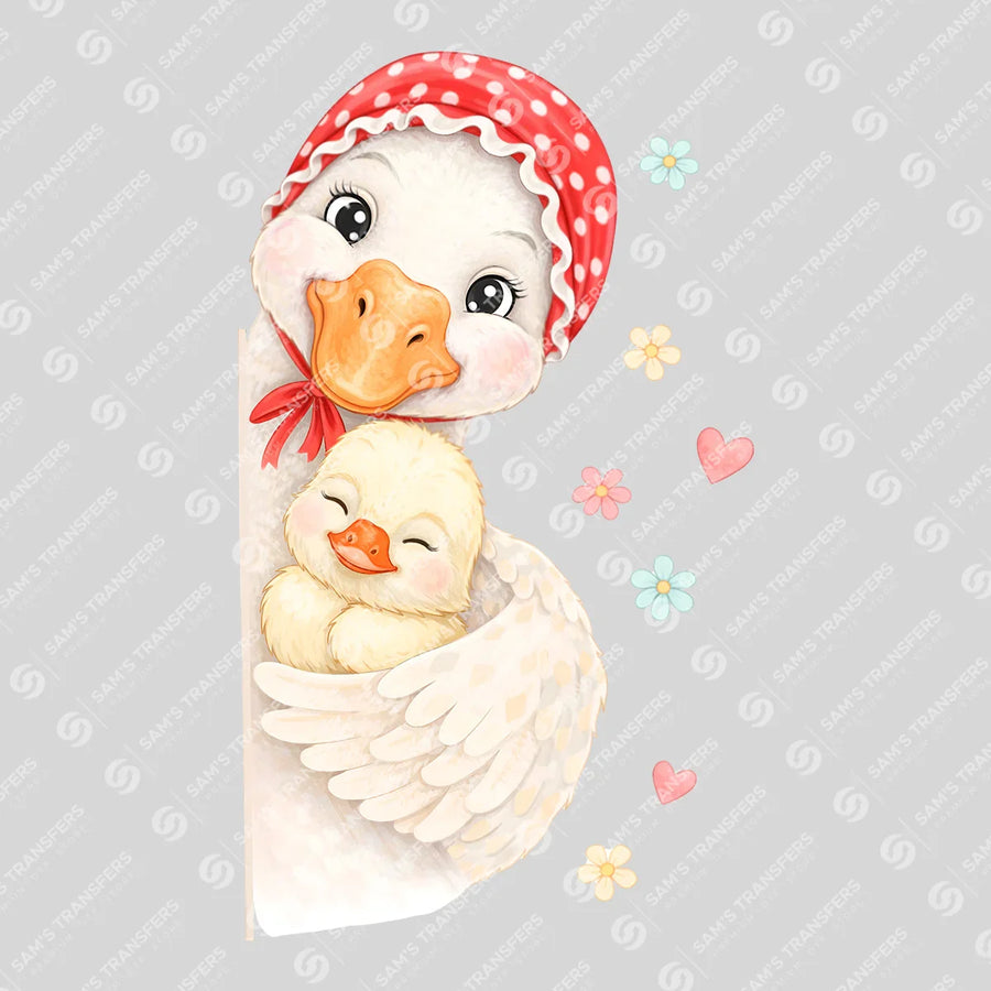 Mama Goose Cuddle Ready-to-Press DTF Transfer | SAT07201
