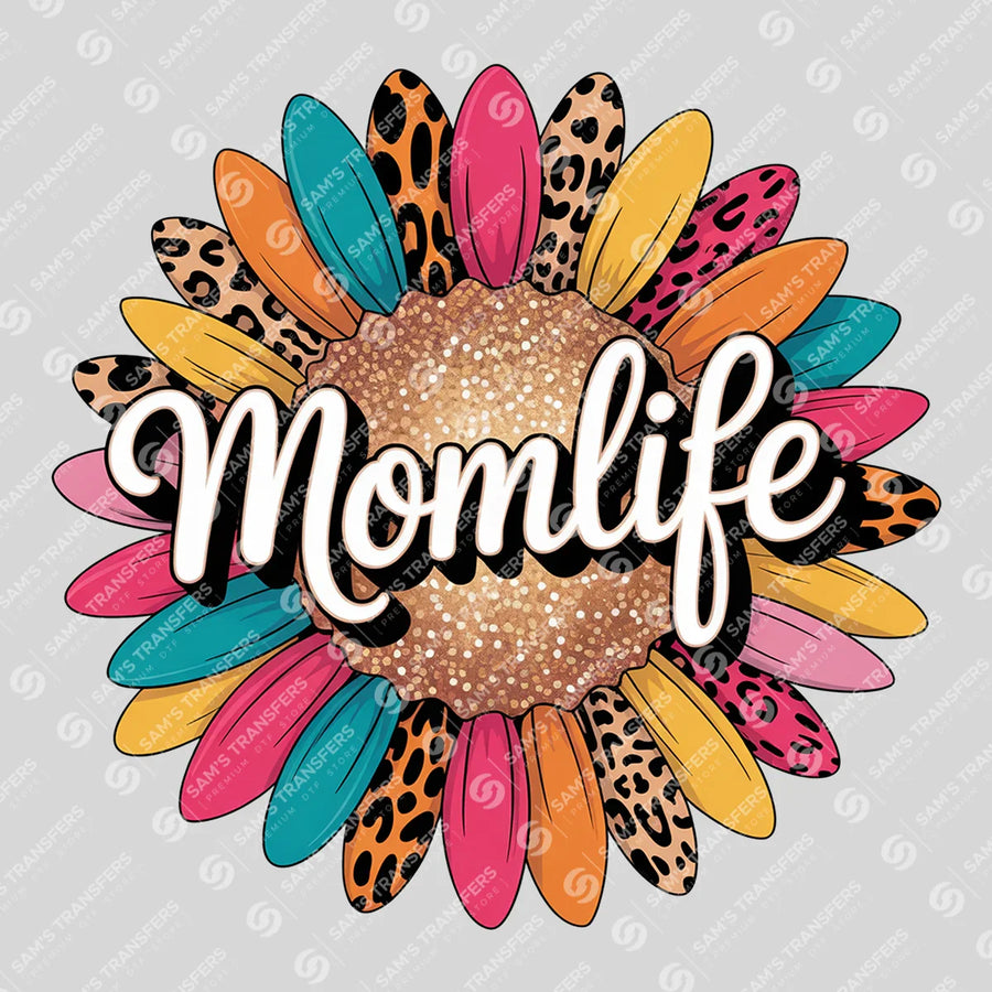 Momlife Sunflower Ready-to-Press DTF Transfer | SAT07256