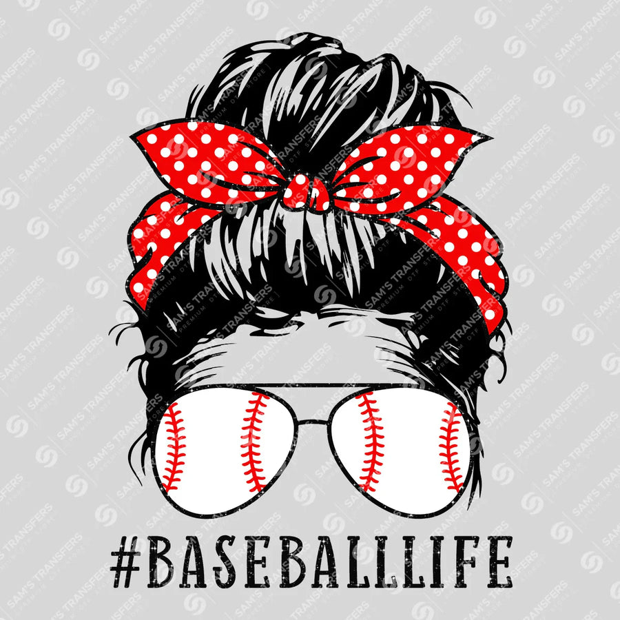Baseball Life Ready-to-Press DTF Transfer | SAT07281