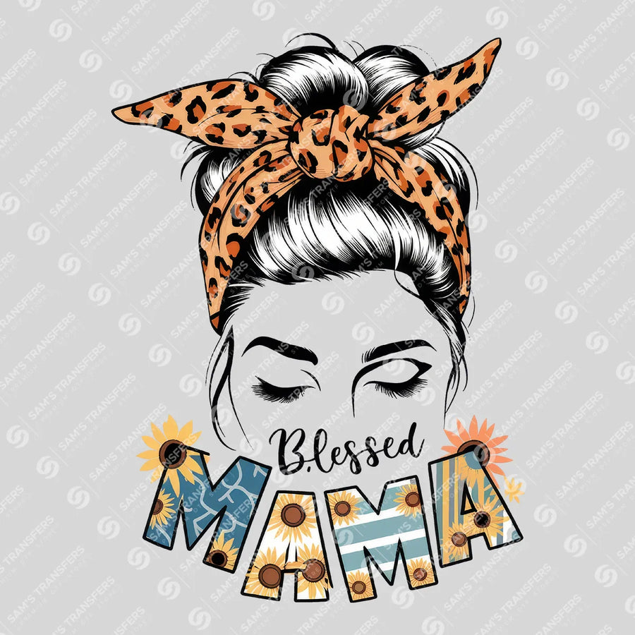 Blessed Mama Ready-to-Press DTF Transfer | SAT07288
