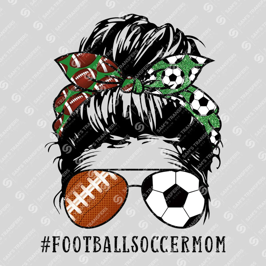Football Soccer Mom Ready-to-Press DTF Transfer | SAT07292