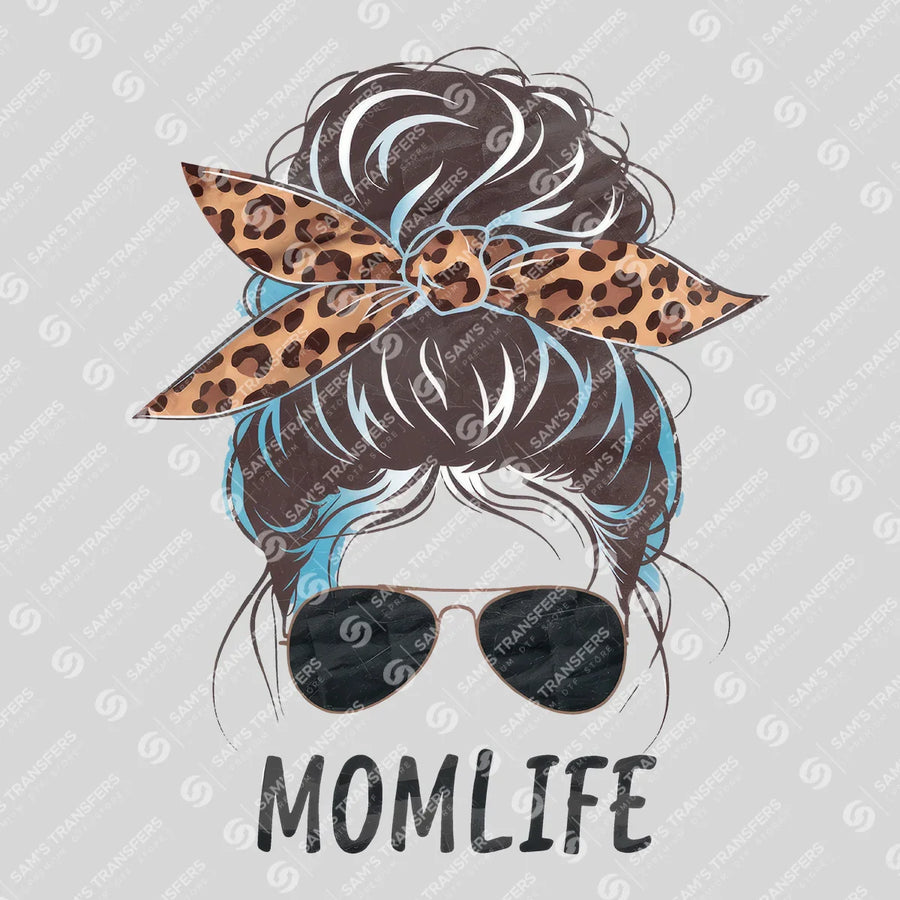 Momlife Leopard Ready-to-Press DTF Transfer | SAT07301