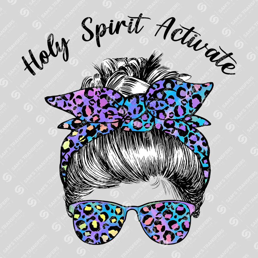 Holy Spirit Activate Rainbow Ready-to-Press DTF Transfer | SAT07337